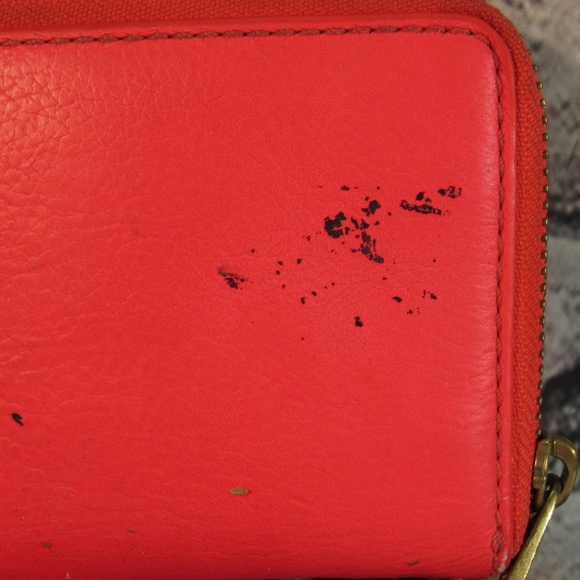 Marc Jacobs Neon Orange Zip Wallet - Picture 5 of 8